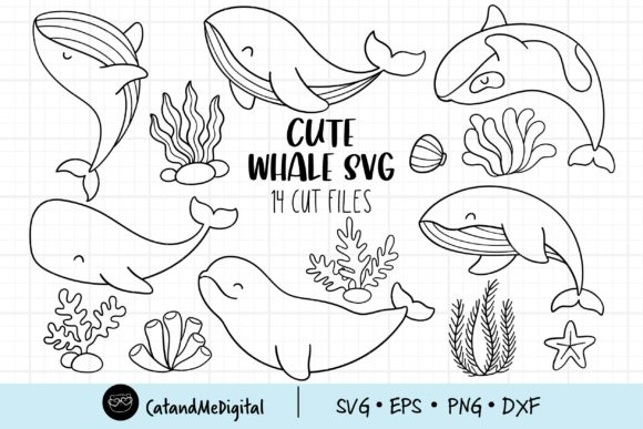 Download Cute Whale Svg - Cute Collection