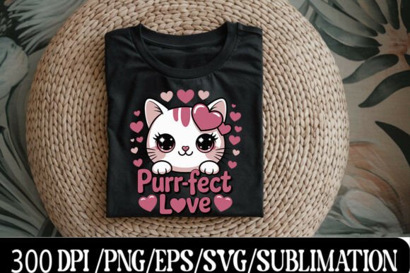 Download Purrfect Love Cute Cat Design - Cute Collection