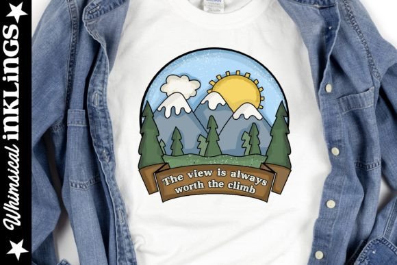 Download The View-Hiking Sublimation Clipart - Hiking Collection