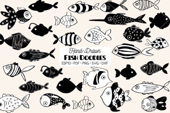 Download Hand Drawn Fish | Cute Tropical Fishes - Cute Collection