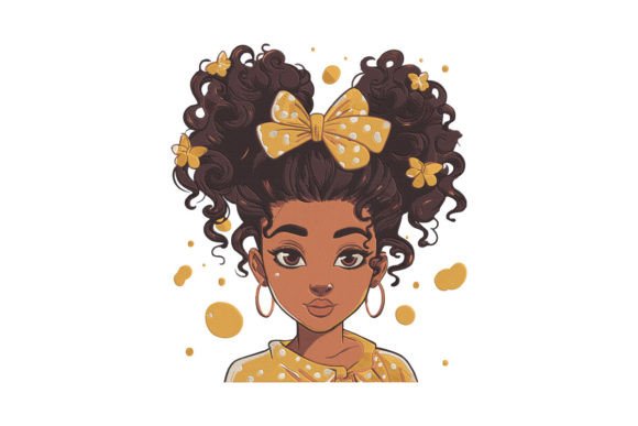 Download Cute Black Girl Embroidery Design - Cute Collection