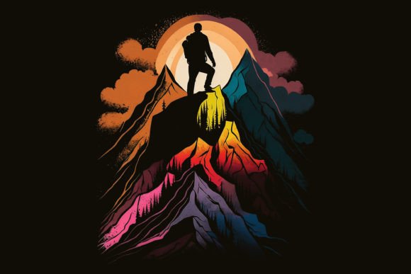 Download Colorful Hiking Mountain - Premium Resources