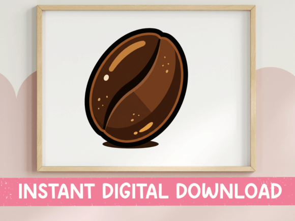 Download Coffee Bean Sticker Art Clipart - Sticker Collection